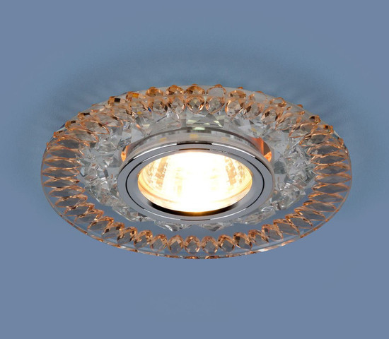 2198 MR16 CL/GD прозрачный/золото