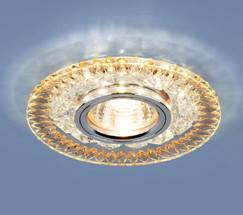 2198 MR16 CL/GD прозрачный/золото