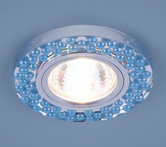 2194 MR16 SL/BL зеркальный/голубой