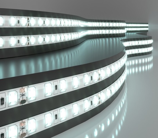 Лента светодиодная 120Led 9,6W IP65 6500K холодный белый (2835 24V 120Led 9,6W IP65)