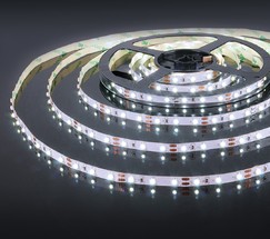 Лента светодиодная 120Led 9,6W IP65 6500K холодный белый (2835 24V 120Led 9,6W IP65)