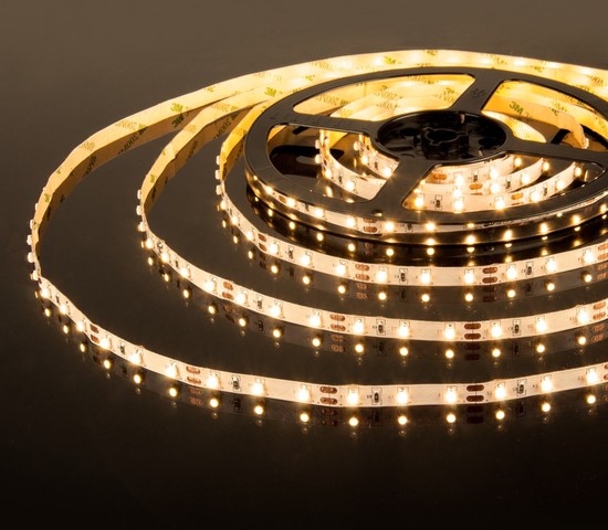 Лента светодиодная 120Led 9,6W IP65 3300K тёплый белый (2835 24V 120Led 9,6W IP65)