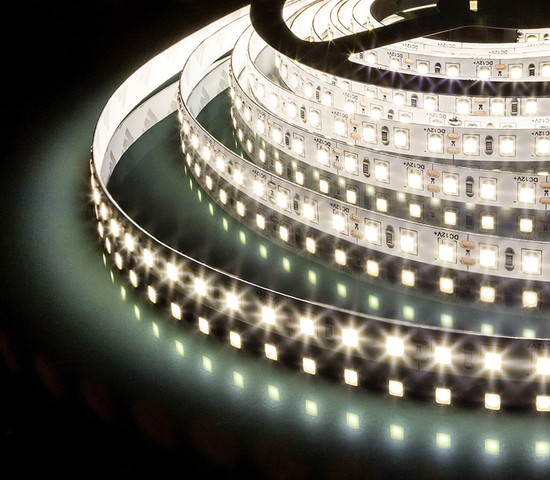 Лента светодиодная 120Led 9,6W IP20 3300K тёплый белый (2835 24V 120Led 9,6W IP20)