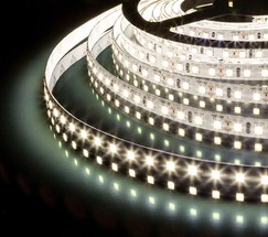 Лента светодиодная 120Led 9,6W IP20 3300K тёплый белый (2835 24V 120Led 9,6W IP20)