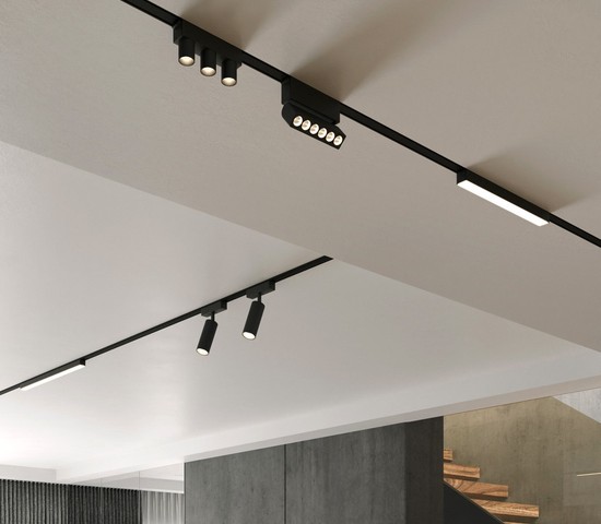 Flat Magnetic Трековый светильник 20W 4000K Vision (чёрный) 85089/01