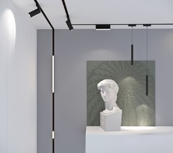 Flat Magnetic Трековый светильник 6W 4000K Insight (чёрный) 85090/01