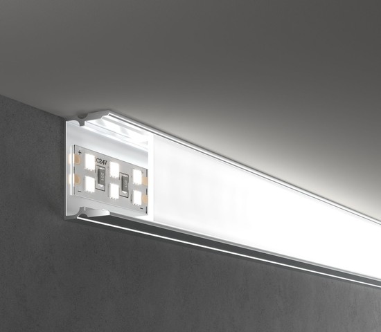 LL-2-ALP018 Накладной алюминиевый профиль для LED ленты (под ленту до 18,5mm)