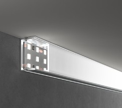 LL-2-ALP018 Накладной алюминиевый профиль для LED ленты (под ленту до 18,5mm)