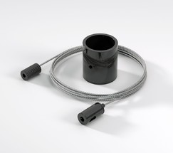 Подвесной трос для круглого гибкого неона Full light черный (2м) (FL 2830)