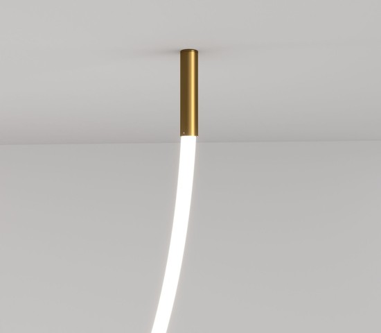 Подвесные крепления для круглого гибкого неона Full light латунь (FL 28120)