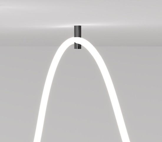 Подвесные крепления для круглого гибкого неона Full light черный (FL 2880)