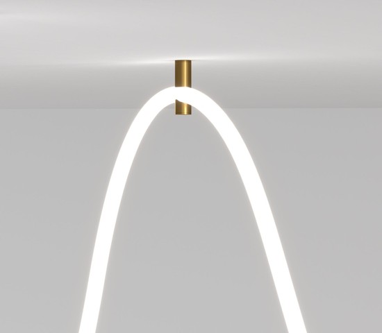 Подвесные крепления для круглого гибкого неона Full light латунь (FL 2880)