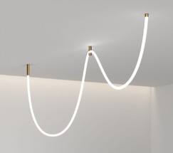 Подвесные крепления для круглого гибкого неона Full light латунь (FL 2880)