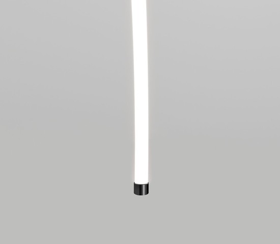 Заглушка для круглого гибкого неона Full light черный (FL 28/20)