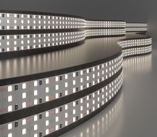 Лента светодиодная 360LED 26W IP20 трехрядная 4200К дневной белый (2835 24V 360Led 26W IP20)