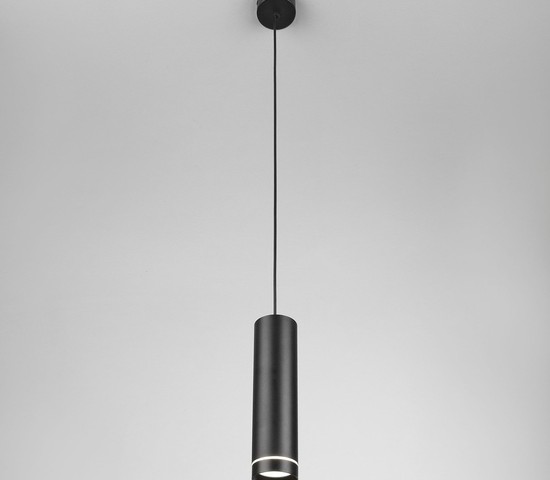 DLR023 12W 3000K черный матовый