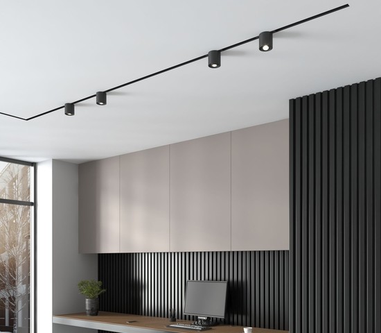 Slim Magnetic Трековый светильник 10W 4200K Orsa (чёрный) 85053/01