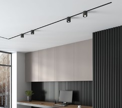 Slim Magnetic Трековый светильник 10W 4200K Orsa (чёрный) 85053/01