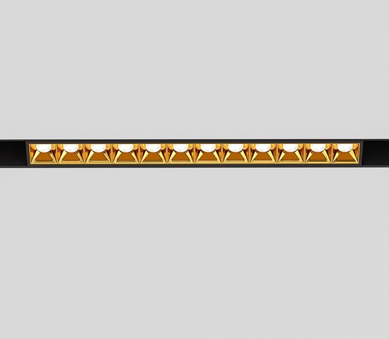 Slim Magnetic Трековый светильник 12W 4000K Artas (чёрный/золото) 85103/01