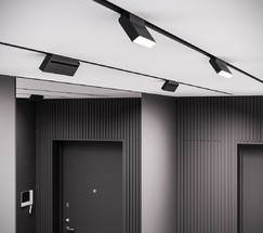 Slim Magnetic Трековый светильник 12W 4200K Kos (чёрный) 85085/01