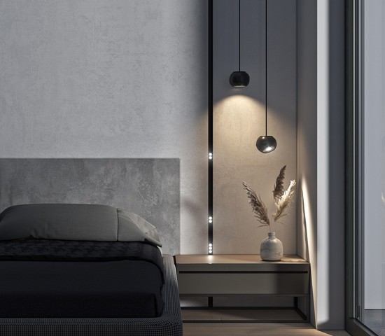 Slim Magnetic Трековый светильник 12W 4200K Lars (черный) 85033/01