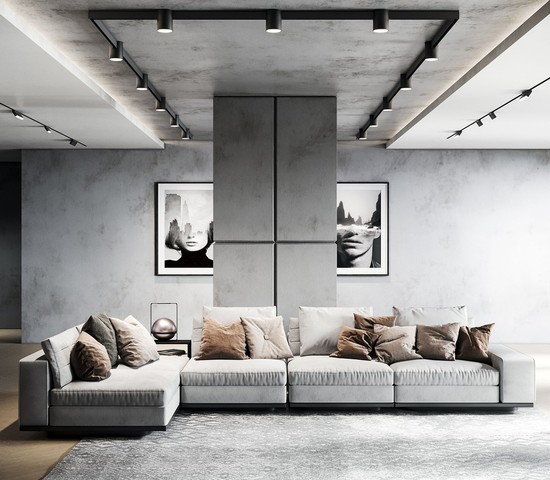 Slim Magnetic Трековый светильник 12W 4200K Solo (чёрный) 85054/01