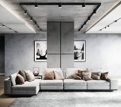 Slim Magnetic Трековый светильник 12W 4200K Solo (чёрный) 85054/01