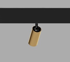 Slim Magnetic Трековый светильник 5W 4200K Cantors (латунь) 85036/01