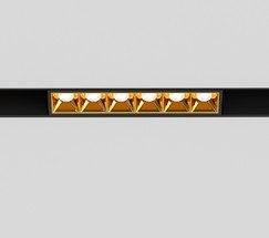 Slim Magnetic Трековый светильник 6W 4000K Artas (чёрный/золото) 85101/01