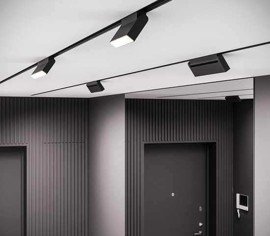 Slim Magnetic Трековый светильник 6W 4200K Kos (чёрный) 85084/01