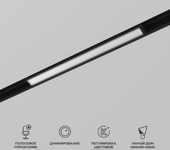 85076/01 Slim Magnetic Умный трековый светильник 10W 2700-6500K Dim L01 (чёрный)
