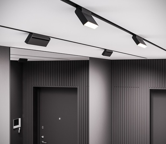 85082/01 Slim Magnetic Умный трековый светильник 12W 2700-6500K Dim Kos (чёрный)