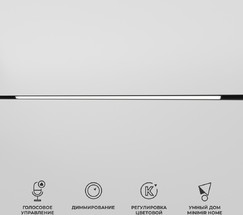 85080/01 Slim Magnetic Умный трековый светильник 30W 2700-6500K Dim L03 (чёрный)