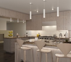 DLR022 12W 4200K хром матовый