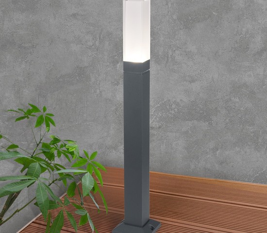 Универсальный уличный светильник 1537 TECHNO LED серый