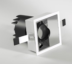 25091/LED 10W 3000K белый/хром