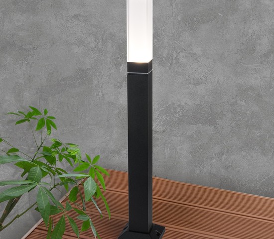 Универсальный уличный светильник 1537 TECHNO LED чёрный