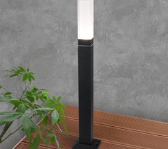 Универсальный уличный светильник 1537 TECHNO LED чёрный