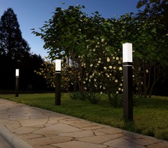 Универсальный уличный светильник 1537 TECHNO LED чёрный