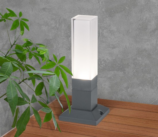 Универсальный уличный светильник 1536 TECHNO LED серый