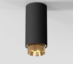 25012/01 GU10 чёрный/золото