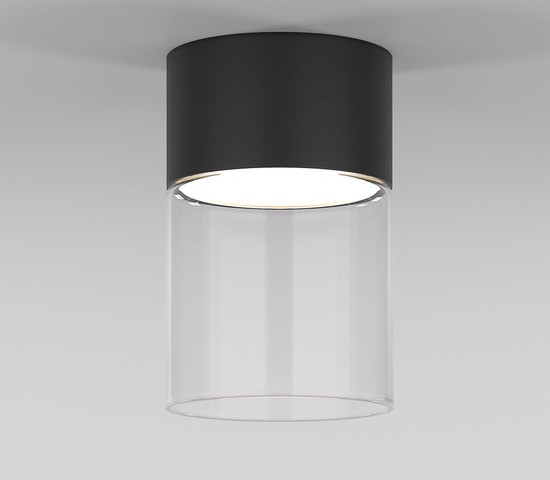 25047/LED 10W 4000К черный/прозрачный