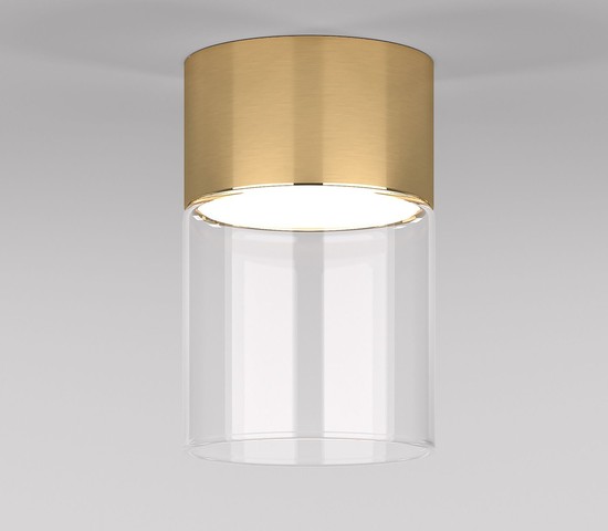 25047/LED 10W 4000К латунь/прозрачный