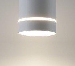 DLR021 9W 3000K белый матовый