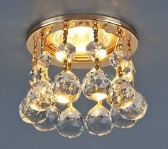 2051 MR16 GD/CL золото/прозрачный