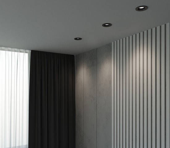 25009/01 GU10 чёрный