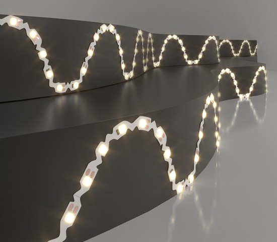 Лента светодиодная гибкая 60 Led 6W IP20 3300К теплый белый (S 2835 12V 60Led 6W IP20)