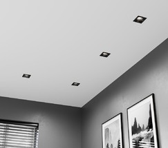 25085/LED 10W 4000K чёрный