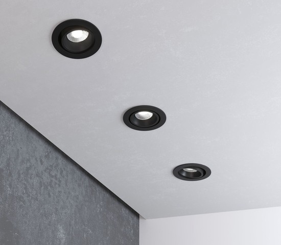 15267/LED 7W 3000K BK/BK черный/черный