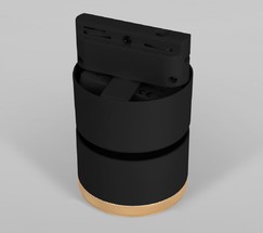 Impact чёрный матовый/золото 10W 4200K (85514/01) однофазный